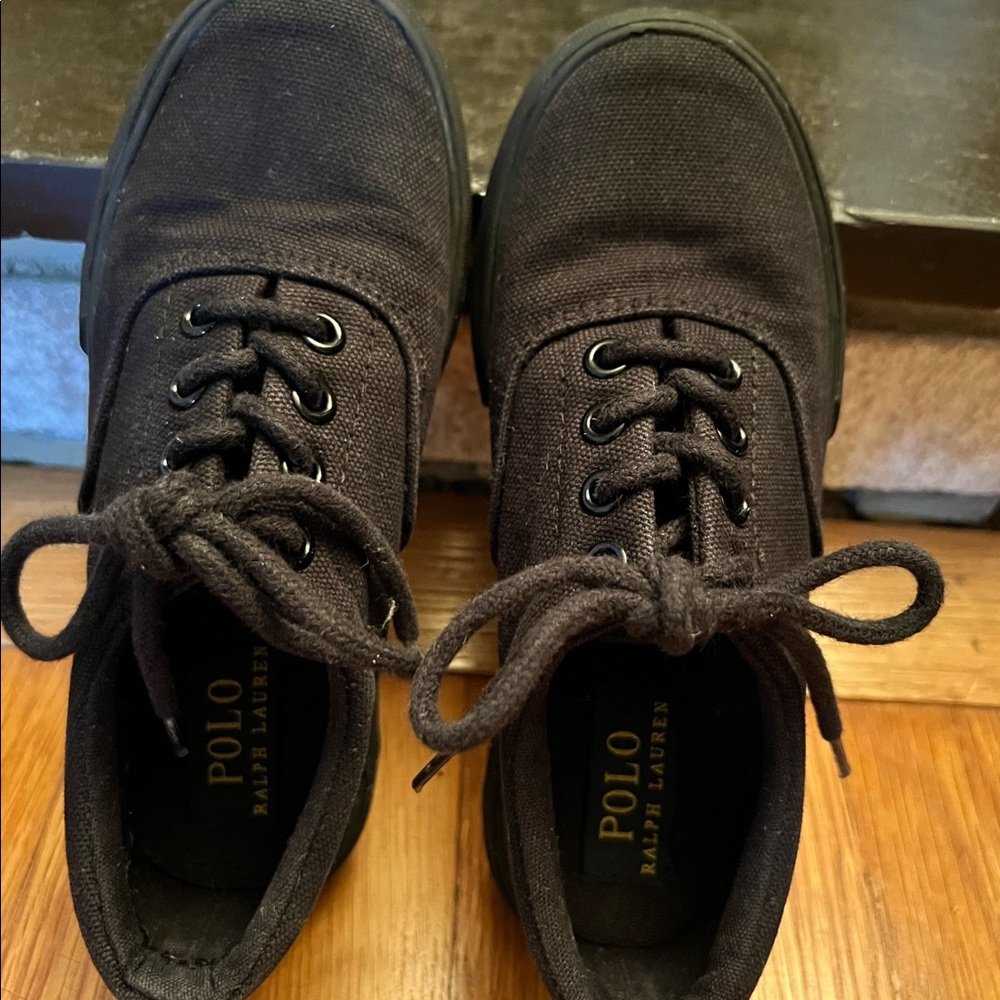 Polo by Ralph Lauren Black Sneakers - Picture 2 of 7